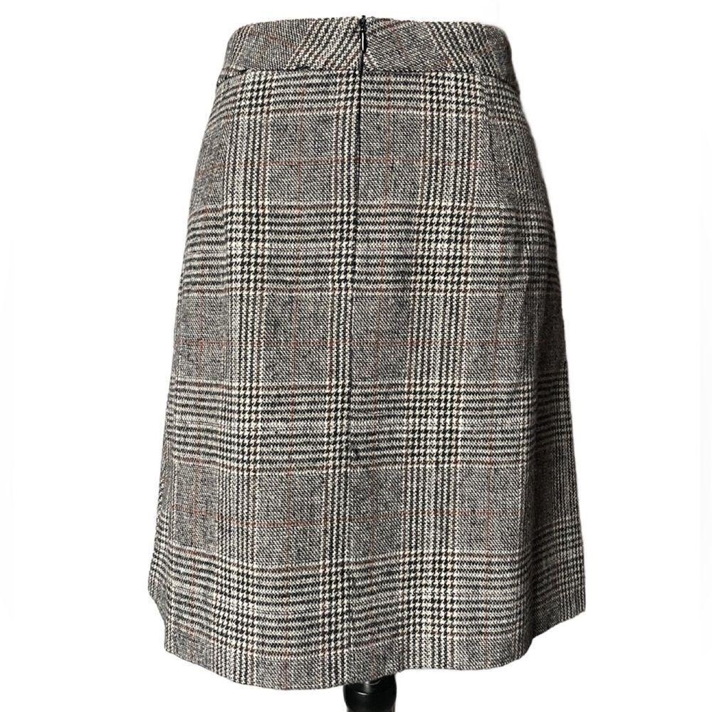 Bagatelle Collection Multicolored Plaid Tweed Lined Skirt (Size: Medium) - Picture 4 of 15